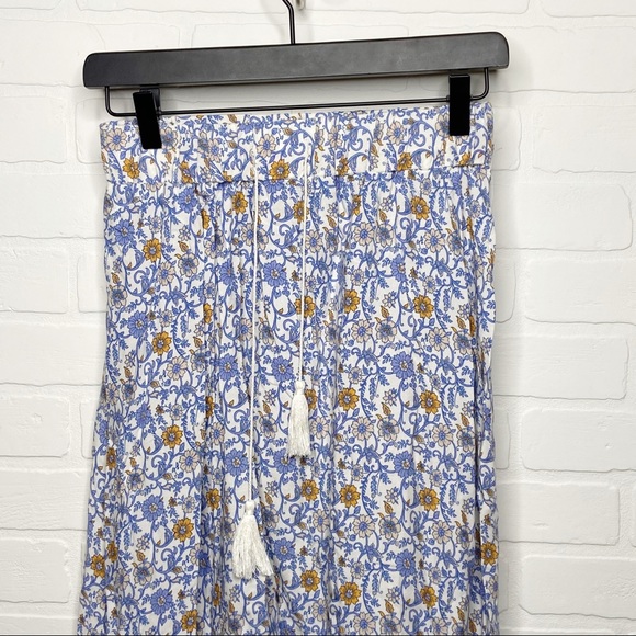 American Rag cottage core skirt tassel floral S - Picture 2 of 11